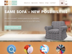 Soferia - klippan cover for Ikea sofas